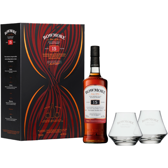 BOWMORE 15 ANS COFFRET