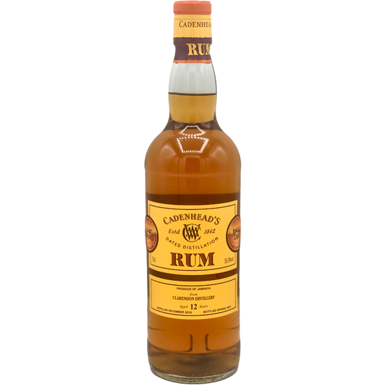 CADENHEAD CLARENDON DISTILLERY 12 ANS 2010