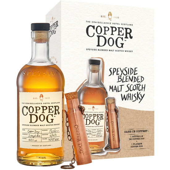 COPPER DOG COFFRET 1 FLASQUE