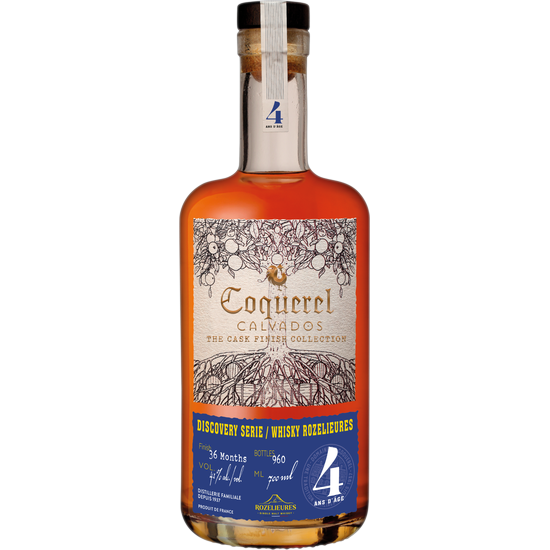 CALVADOS COQUEREL FINITION FUT DE WHISKY ROZELIEURES