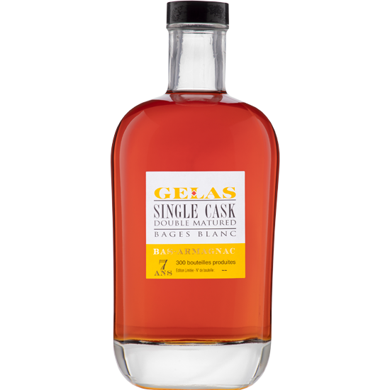 GELAS Armgnac Single Cask 7 ans fûts Bages Blanc