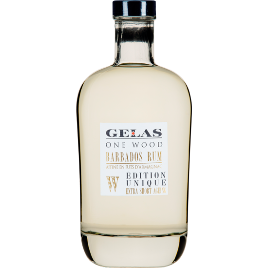 GELAS Rhum blanc Barbade affiné en fûts d'armagnac