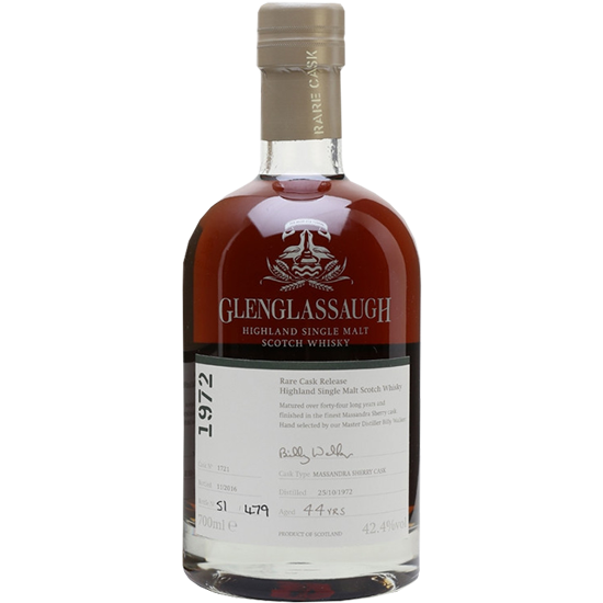 GLENGLASSAUGH Single Cask #1721 - 44 ans - 1972