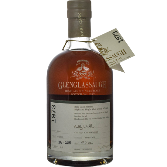 GLENGLASSAUGH Single Cask #5638 - 42 ans - 1973
