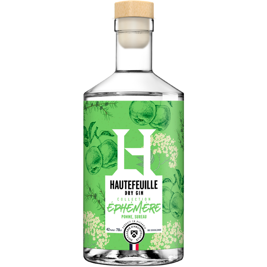 HAUTEFEUILLE Gin Ephémère Pomme Sureau