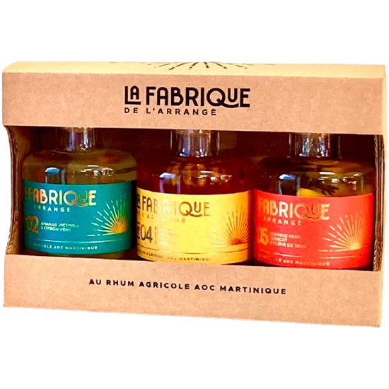LA FABRIQUE DE L'ARRANGE Coffret Découverte 3x20cl