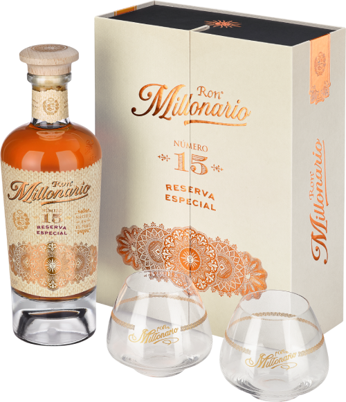 MILLONARIO SOLERA 15 COFFRET 2 VERRES