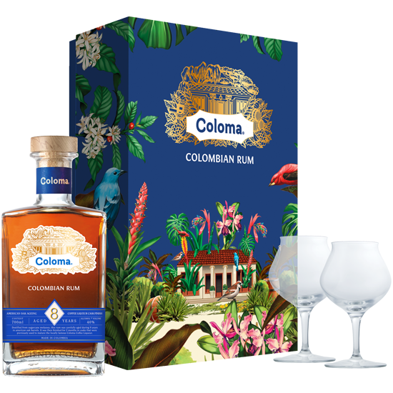 COLOMA 8 ans COFFRET 2 verres