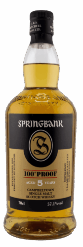 SPRINGBANK 5 ANS 100 PROOF