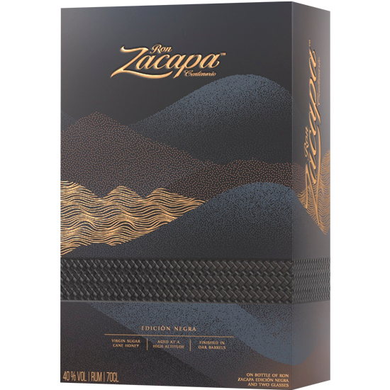 ZACAPA EDICION NEGRA COFFRET 2 VERRES